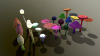 Fantasy mushroom PACK PBR