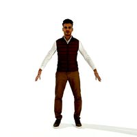 Full-body men and woman pack