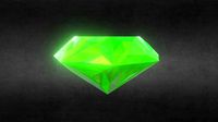 Game-Ready Green Emerald Diamond Precious Gem