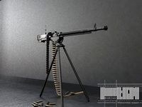 127 mm DShK machine gun 3D Model