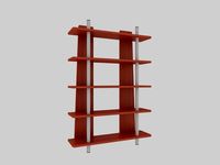 Bookshelf 3D Model