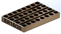 ER16 - ER20 Collet Tray | 3D