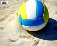 Volleyball Ball 3D Model