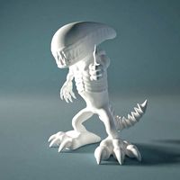 Alien from outer space for 3d  printing | 3D
