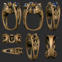 The ring two heads | 3D