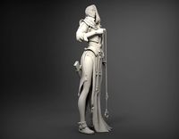 Fantasy Female Character 3D print | 3D