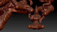 Lakshmi Statue 40024 | 3D