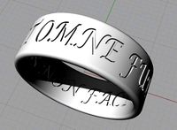 Ring of Solomon in Latin | 3D