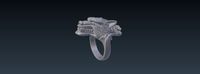 WereWolf ring | 3D