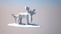 moose family | 3D