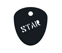 GUITAR PICK STAR 1  1mm | 3D