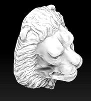 lion statue door knocker | 3D