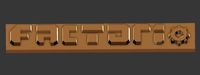 Factorio logo | 3D