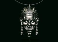 Pendant skull aztec | 3D