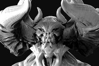 Demon bust Tiamat | 3D