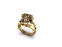 Beautiful toad ring style | 3D