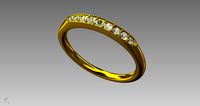 ring marriage for man and woman | 3D