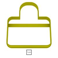 Briefcase cookie cutter for professional | 3D