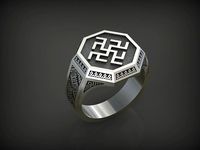 06 Slavianic Ring - Odolen trava | 3D