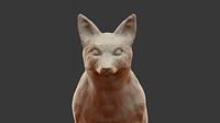 Fox sculpture | 3D