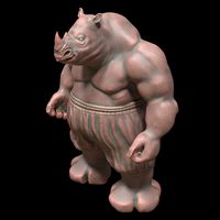 Rhino miniature | 3D