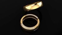 Wedding rings  | 3D