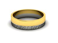 Ring with meander | 3D