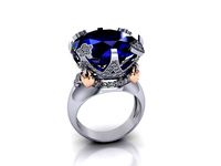 Pasquale Crown ring  | 3D