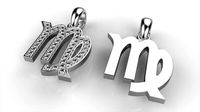 Virgo pendant | 3D