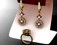 beatiful jewelry set  | 3D