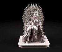 Sansa on the throne | 3D