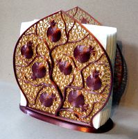 Napkin Holder - Garnet | 3D