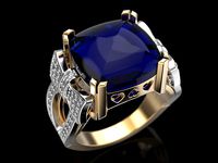 Women ring with bows | 3D
