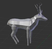 Deer Low Poly | 3D