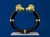 Lion Head Bangle | 3D