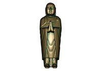 Buddhist monk | 3D