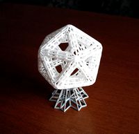 Support for Icosahedron Sculpture | 3D