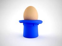 Top Hat Egg Cup | 3D