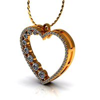 Heart Pendant P4 | 3D