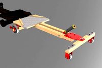 Carrinho de rolamento - cart rolling | 3D