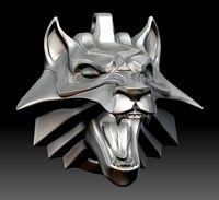 medallion The Witcher | 3D