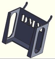 Digital Multimeter Holder for Pegboards | 3D