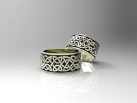 Celtaidd Celtic knots ring | 3D