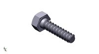 Hex Head Metric 8 x30mm | 3D