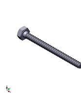 Hex Head Metric 4x45mm | 3D