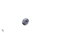 Hex Nut Metric 2mm | 3D
