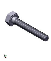 Hex Head Metric 4x25mm | 3D