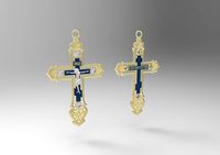 Mid sized orthodox cross | 3D