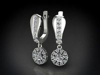 Lena earrings | 3D