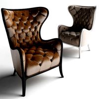 Medea prestige Tufted Chair and Armchairs | 3D